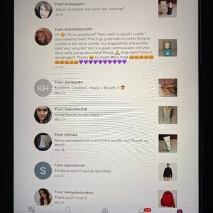 Love Notes Happy Satisfied customers